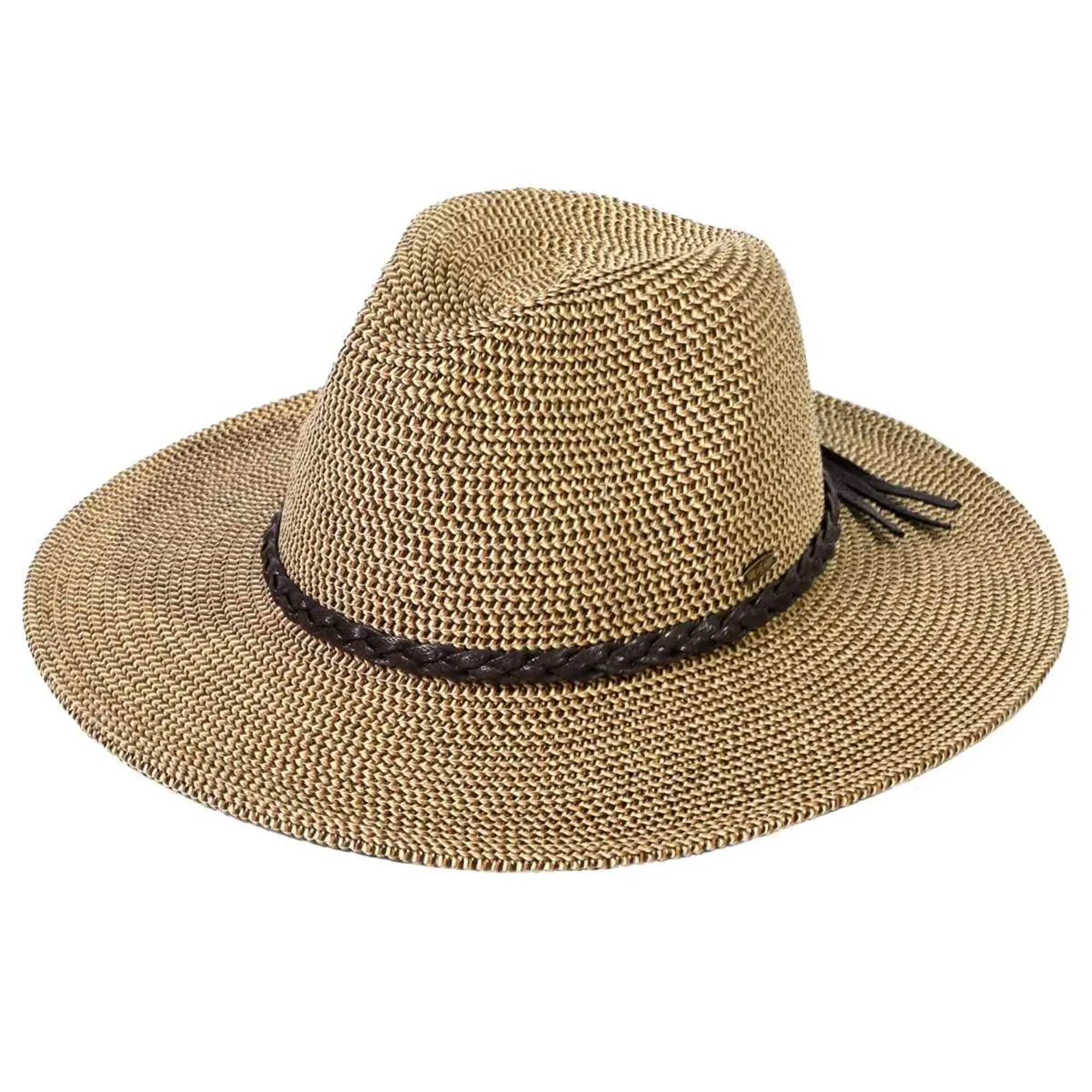 ST03 Brim Panama Hat With Braided Cord Detail