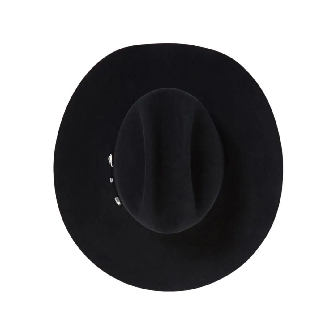 Stetson Hats 10x Shasta Black Fur Felt Hat