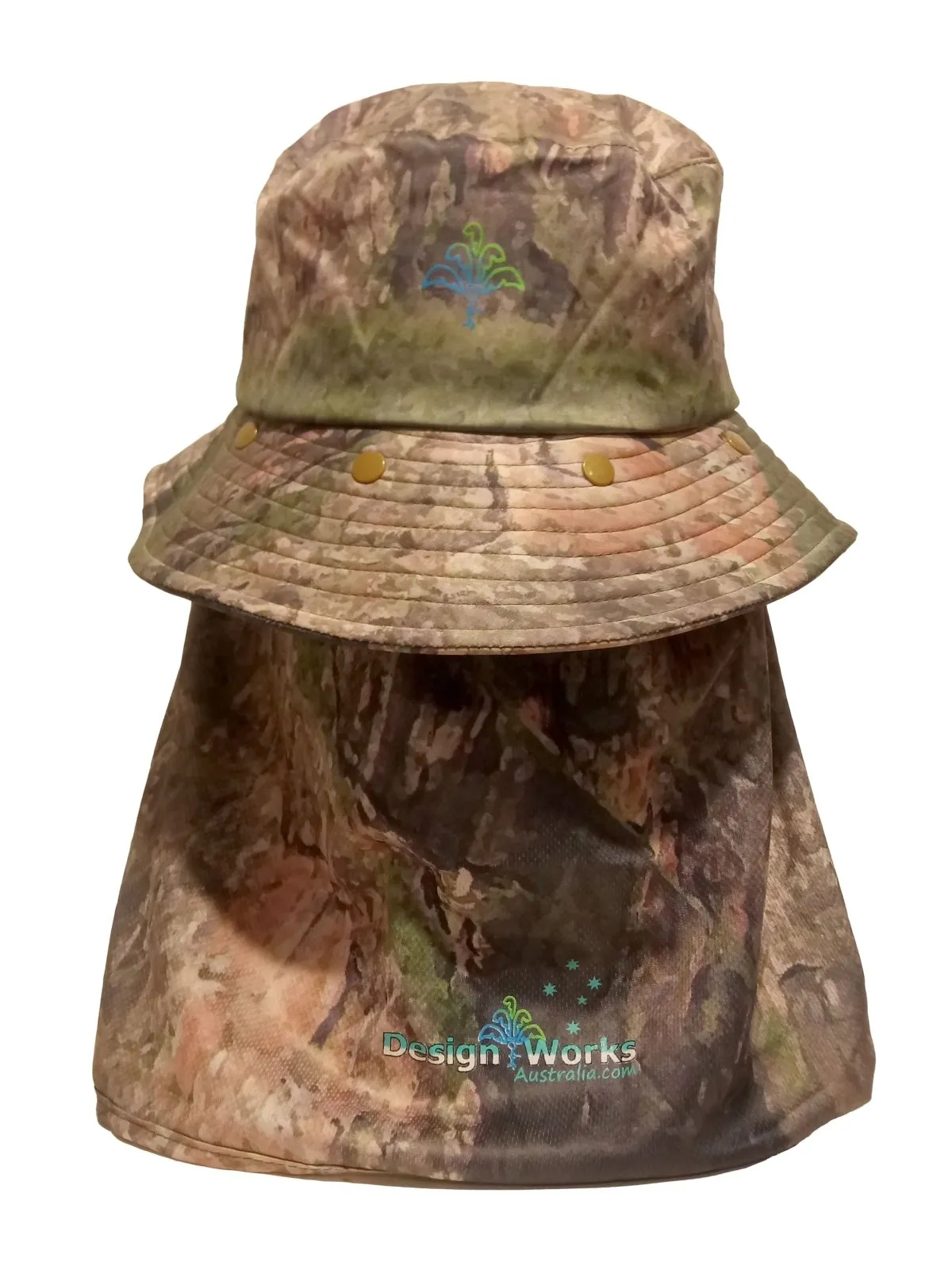 UV Protective Bucket Hat 360 Degree - Camo