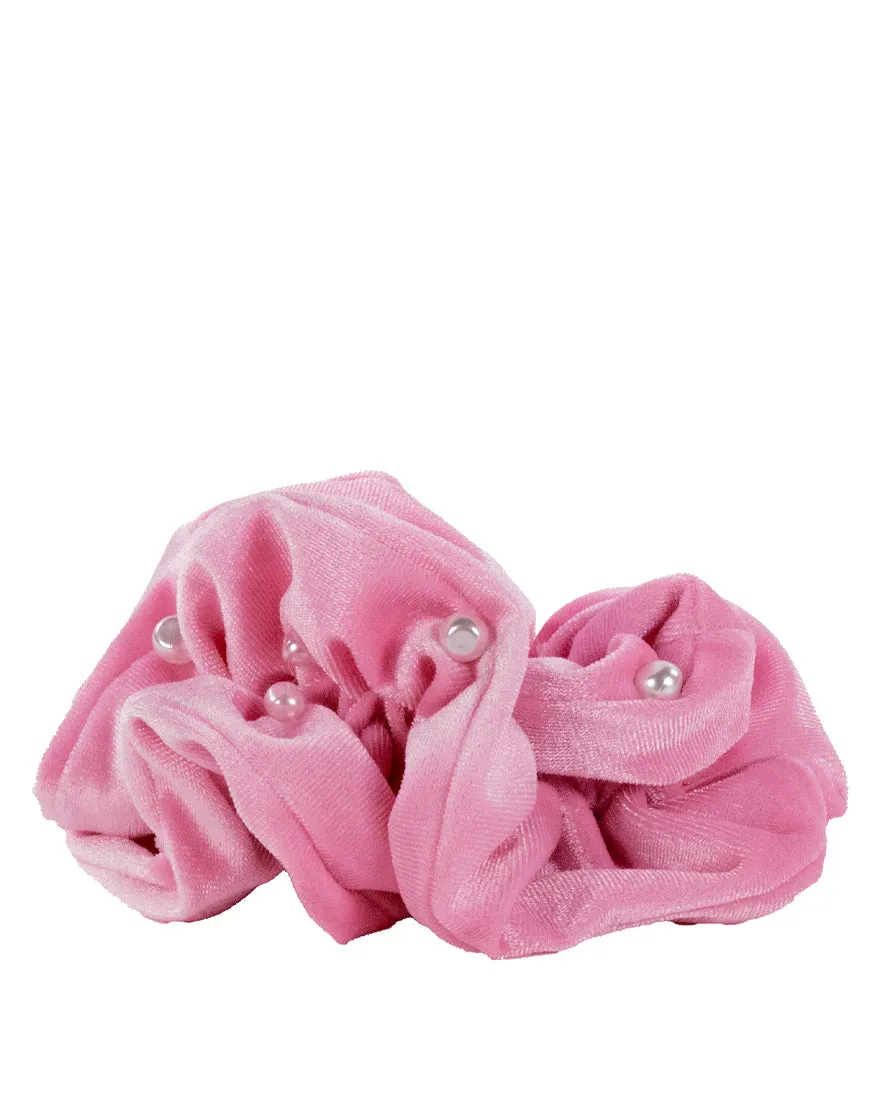 Velvet Layered Ruffle Scrunchie