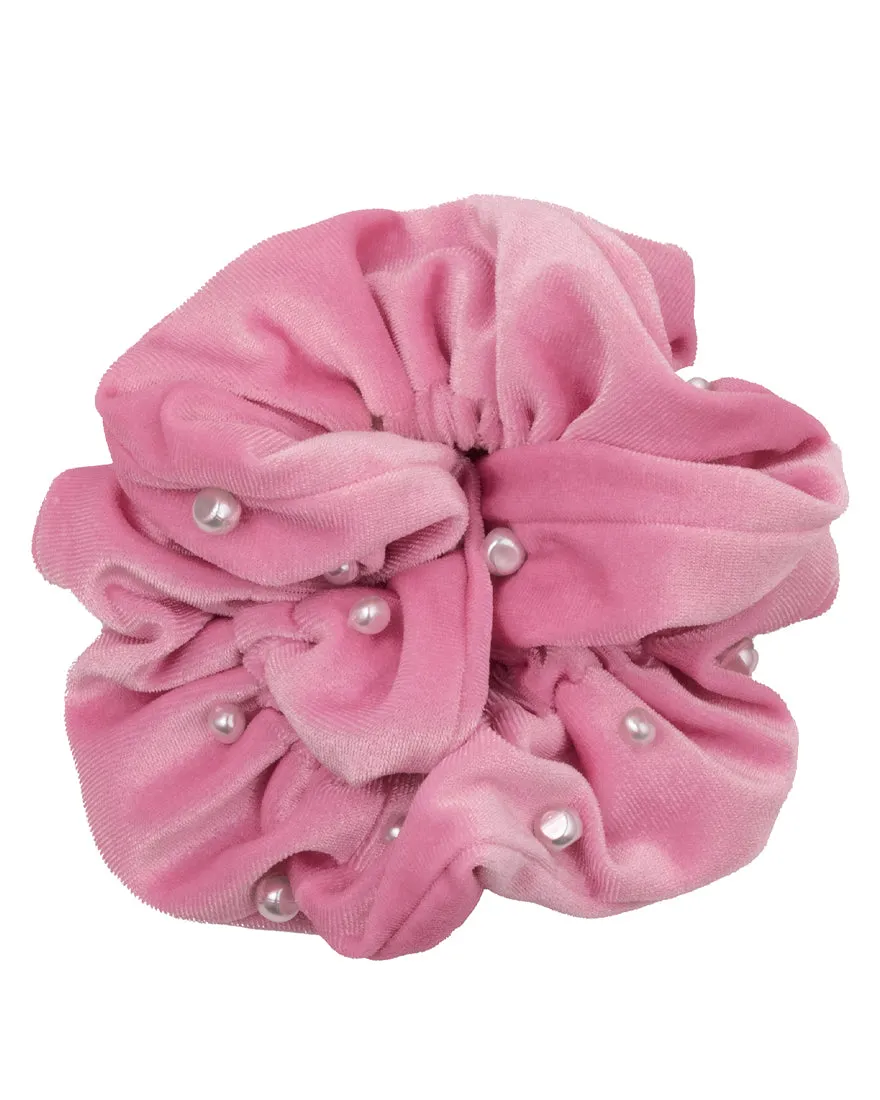 Velvet Layered Ruffle Scrunchie