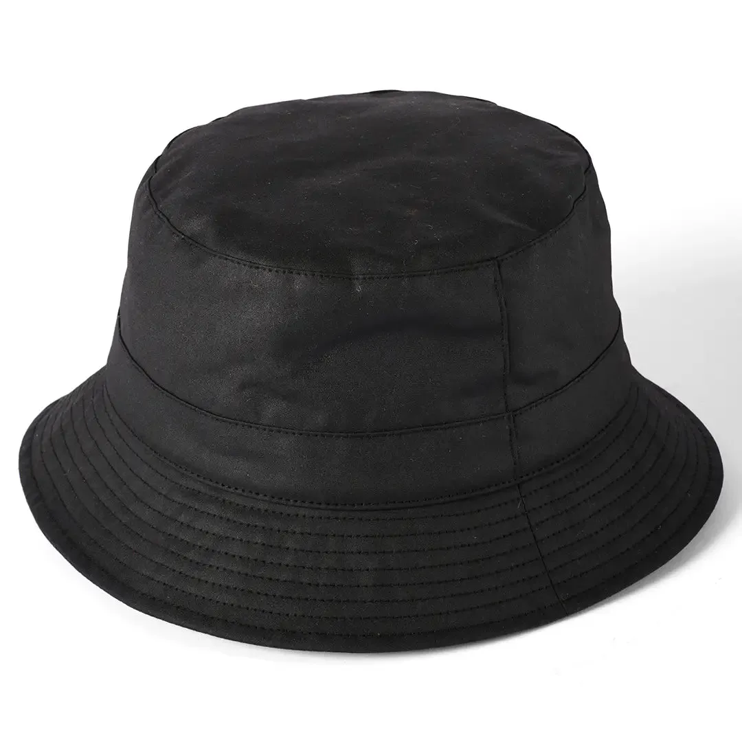 Wax Bucket Hat - Black by Failsworth