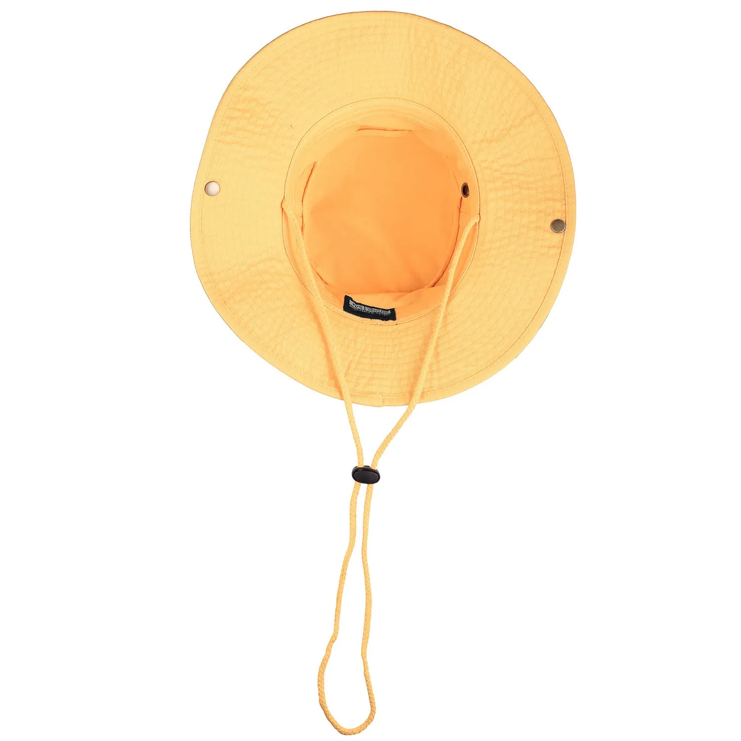 Wide Brim Boonie Hat - Yellow