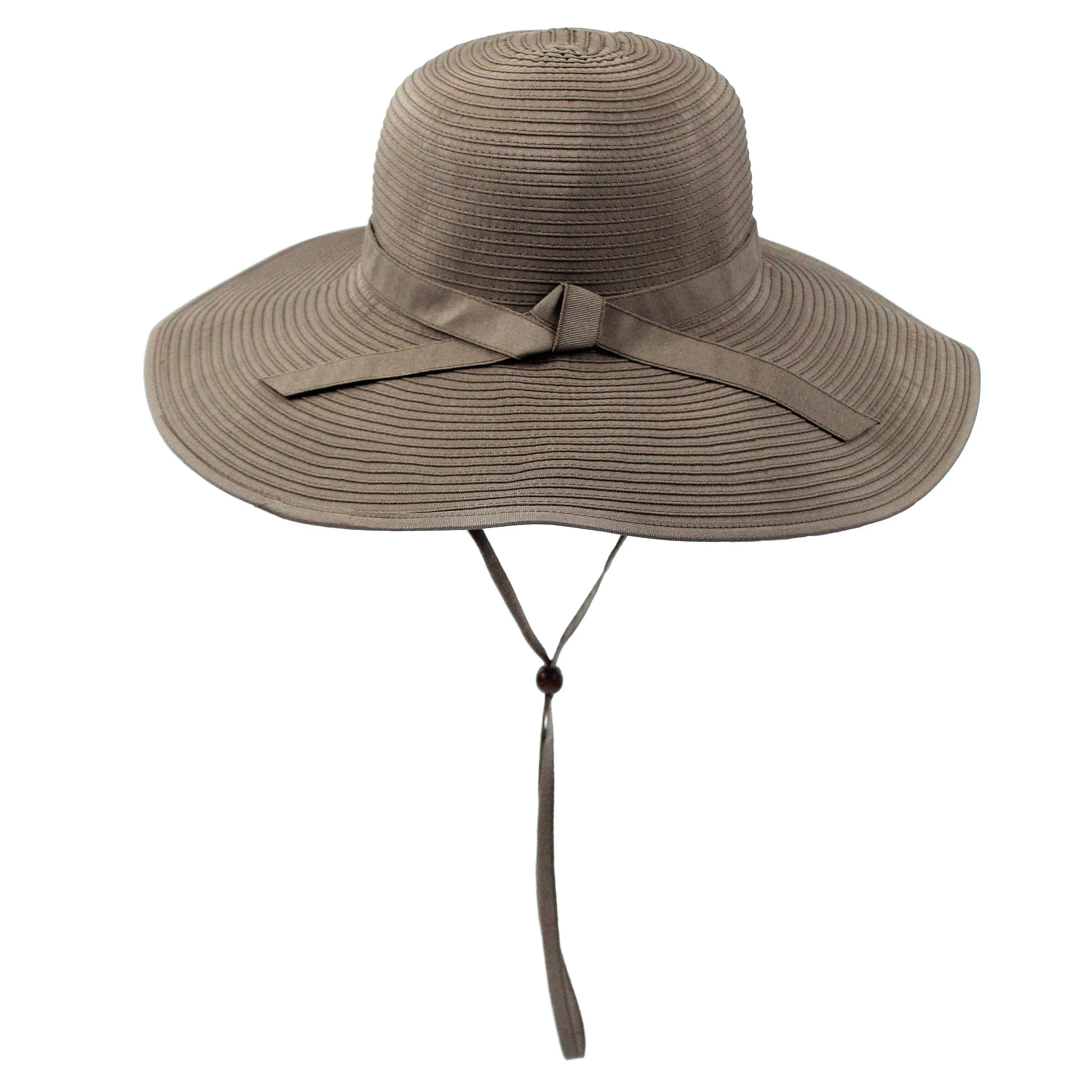 Women's Wide Brim Sun Hat - Brown